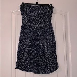 Navy and white Dress